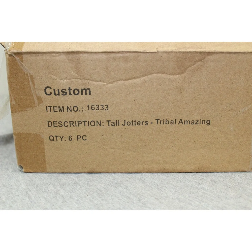 Custom Tall Jotters White Tribal 